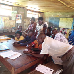 teachers following an odii training session